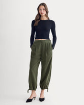 The Chino Jogger in Buttersoft | Dark Forest