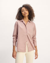The Must-Have Shirt in Silky Cotton | Dusty Rose