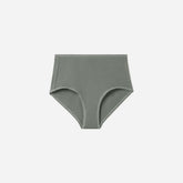 The Cotton High-Rise Hipster | Dark Sage