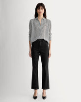 The High-Key Stovepipe Jean | Washed Black