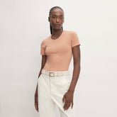 The Supima® Form Crew Neck Tee | Blush Pink