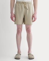 The Linen Easy Short | Trench Coat Khaki