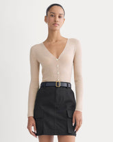 The Cardigan in Ultrasoft Merino | Pale Blush