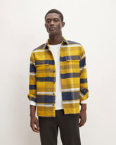 The Heavyweight Overshirt | Uniform | Honey / Heritage Blue / Navy / Bone
