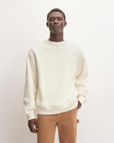 The ReTrack Crewneck Sweatshirt | Bone
