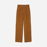 The Linen Way-High® Drape Pant | Tawny Brown