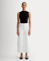 The Way-High® Gardener Cropped Jean | Ecru