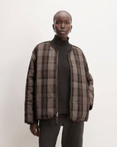 The Quilted Cotton Liner | Abalone / Black / Earth Brown