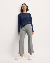 The Dream Kick Flare Pant | Mid Heather Grey