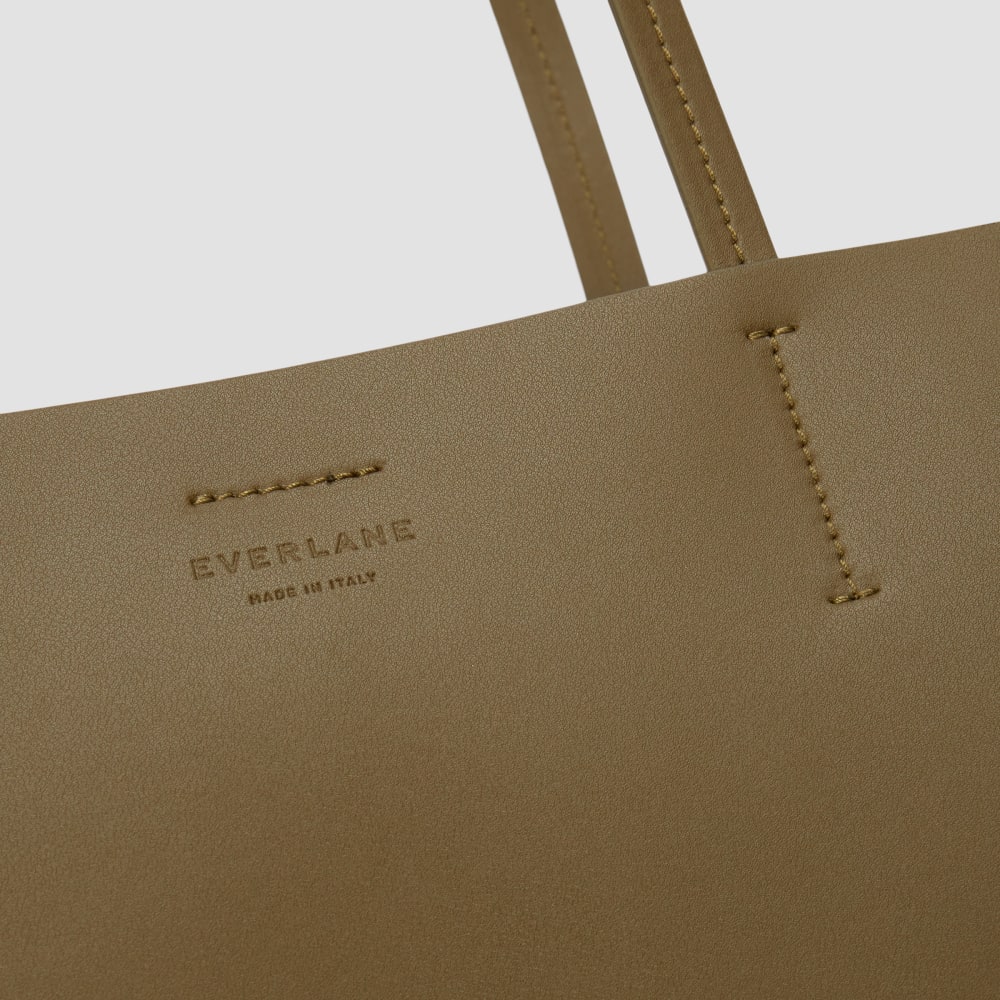 The Luxe Italian Leather Tote | Beech
