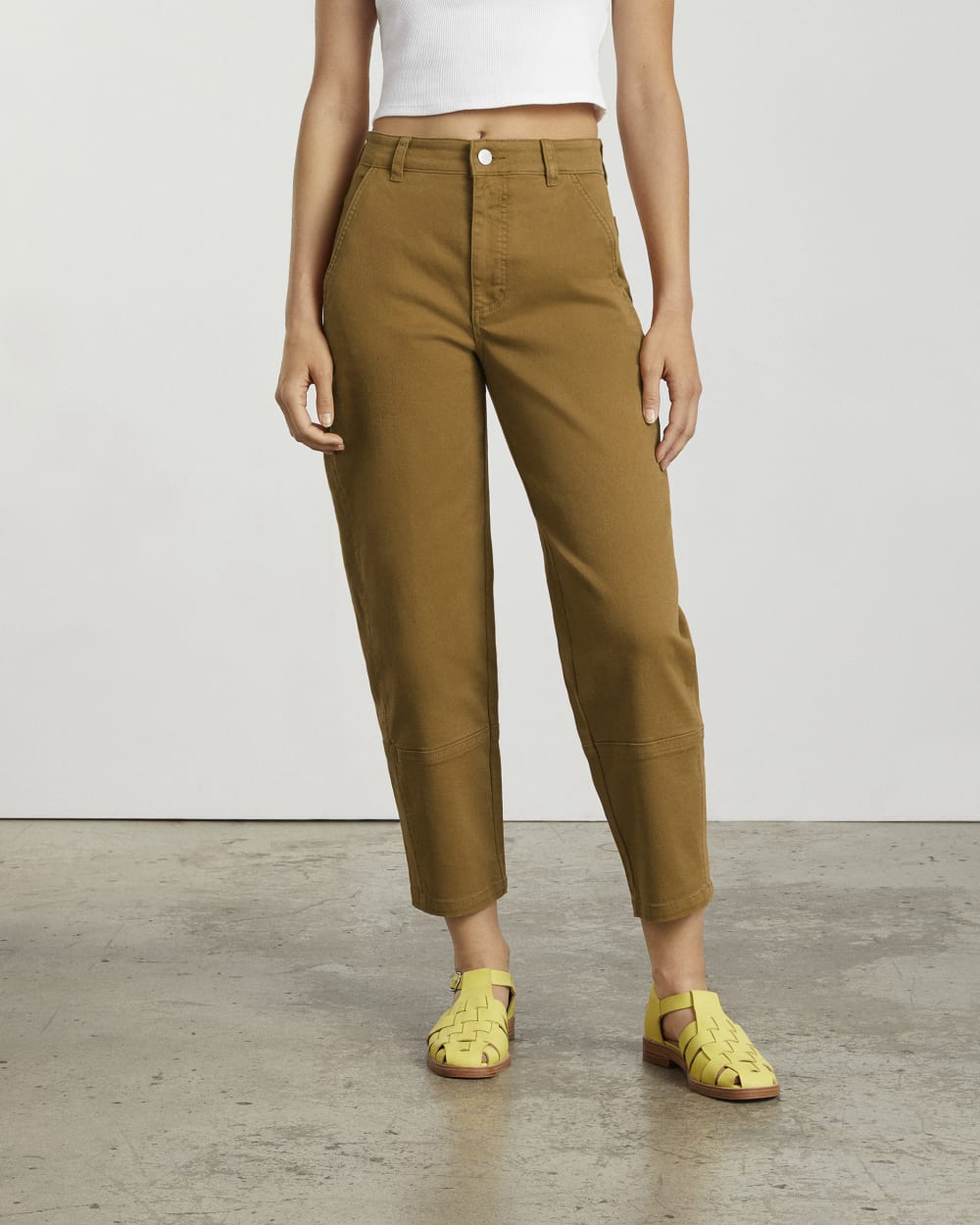 The Utility Barrel Pant | Golden Brown | Tall