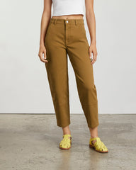The Utility Barrel Pant | Golden Brown | Tall