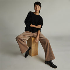The Everyone Cashmere Crew | Black