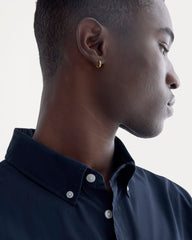 Washed Poplin Shirt | Navy