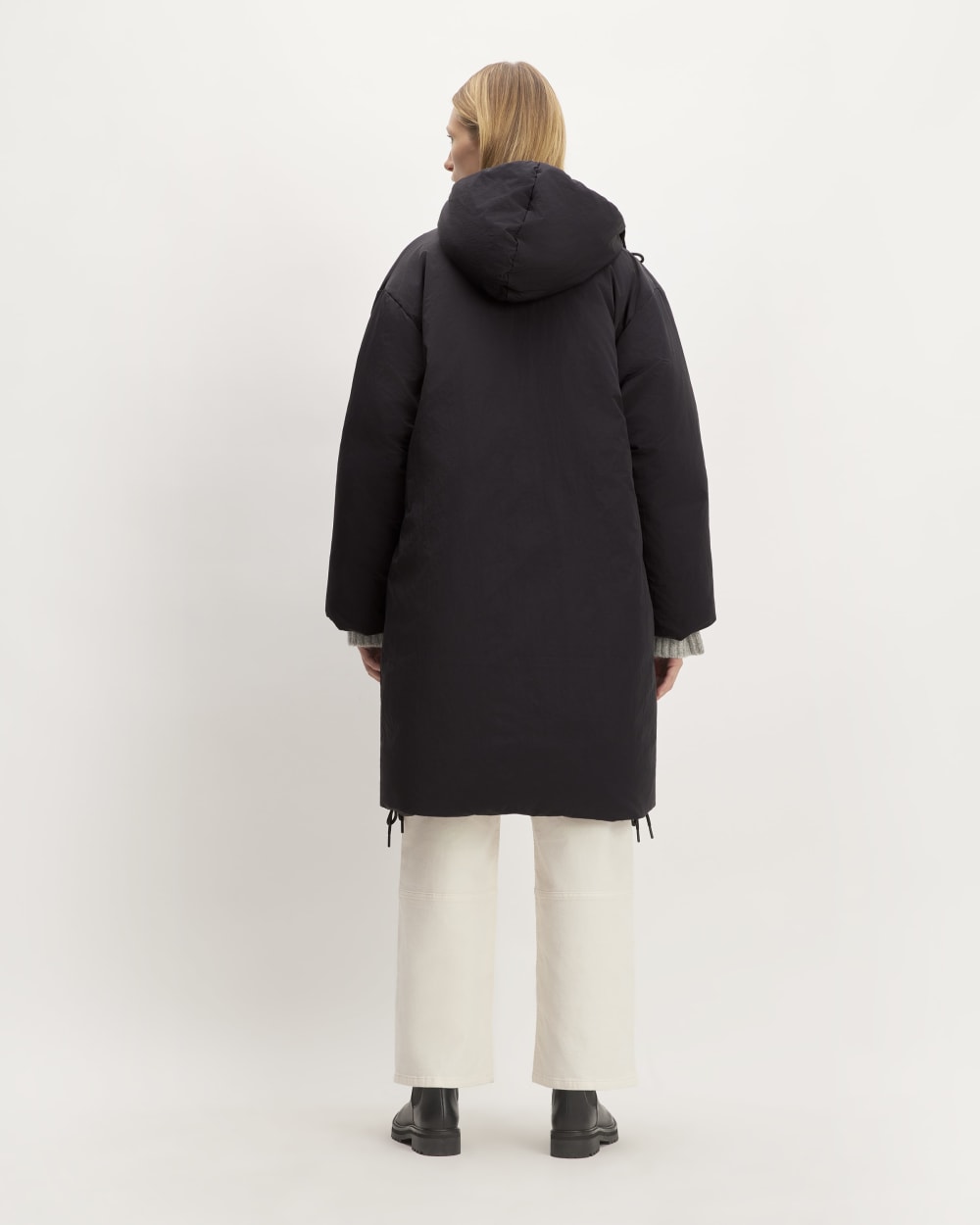 The Long Re:Down® Puffer | Black