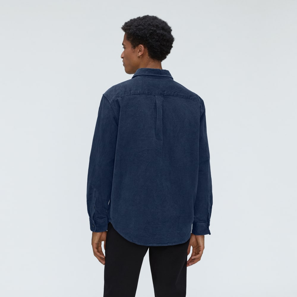 The Relaxed Corduroy Shirt  | Insignia Blue