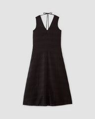 The Linen Eyelet Maxi Dress | Black Eyelet