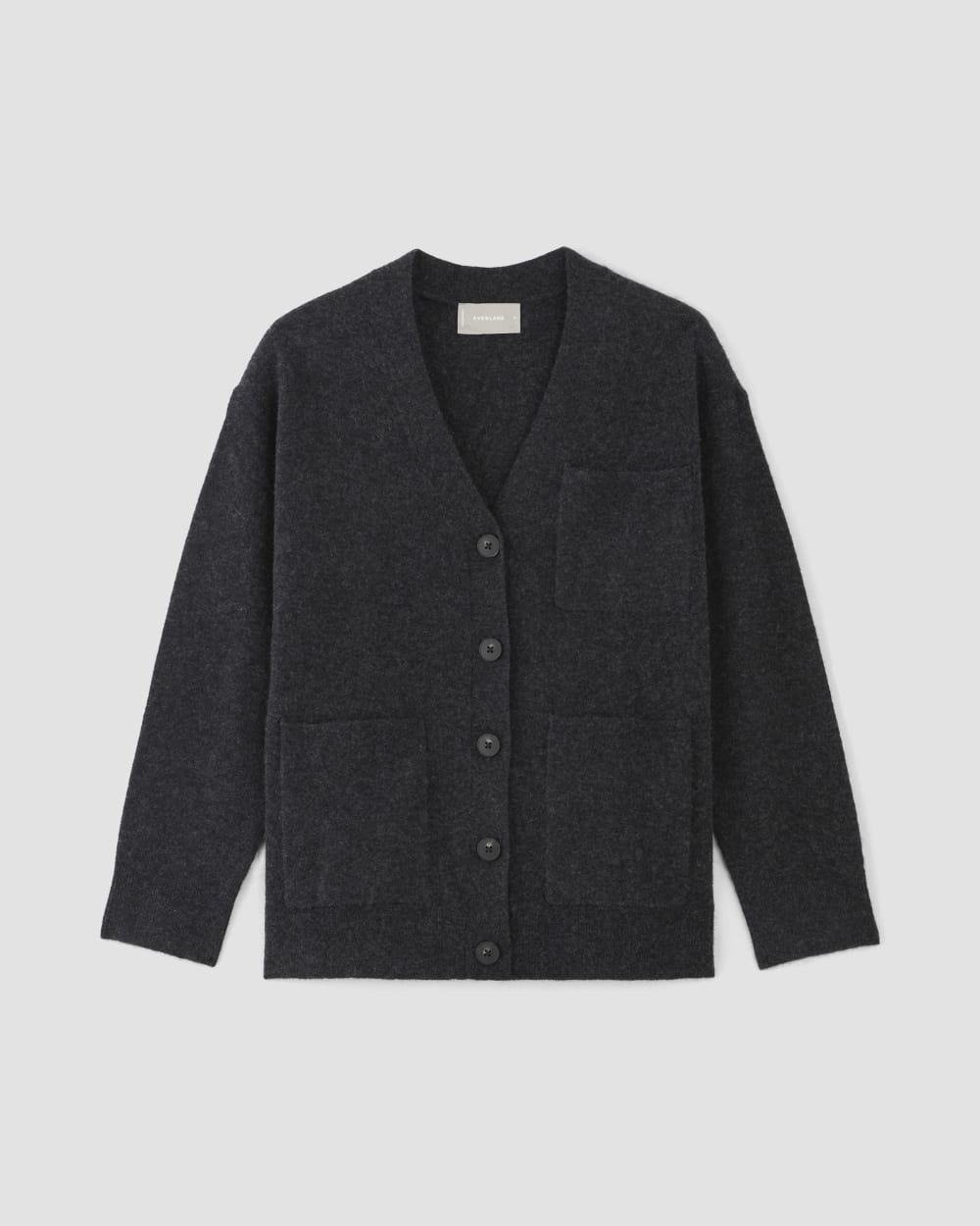 The Cozy-Stretch Relaxed Cardigan | Charcoal