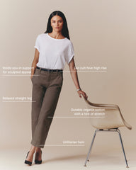 The Utility Straight-Leg Pant | Bone | 28.5" Inseam