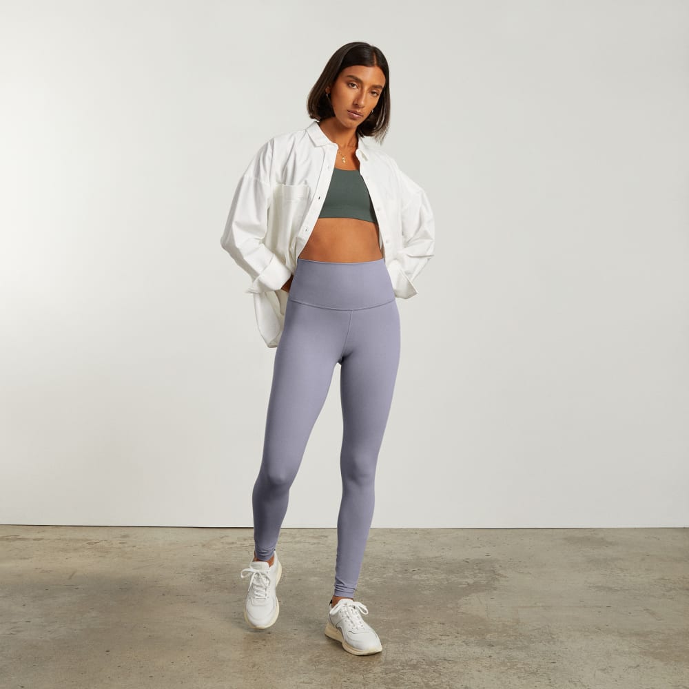 The Perform 24/7 Legging | Lilac Grey | 25" Inseam