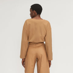 The Premium Weight Oversized Pocket Tee | Caramel