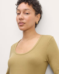 The Shimmy Long-Sleeve Tee | Fennel Seed
