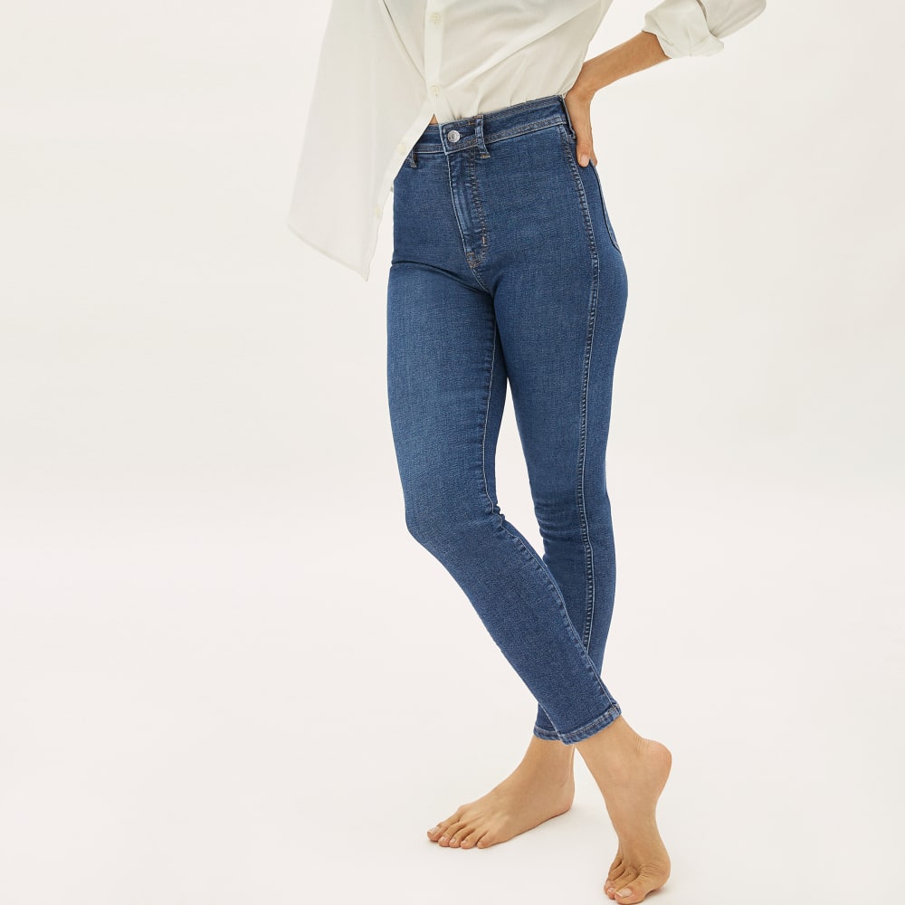 The Way-High® Clean Front Skinny Jean  | Vintage Blue | 26.5" Inseam