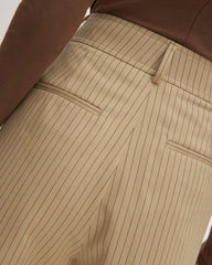 The Draper Tapered Pant in Buttersmooth | Cornstalk / Black