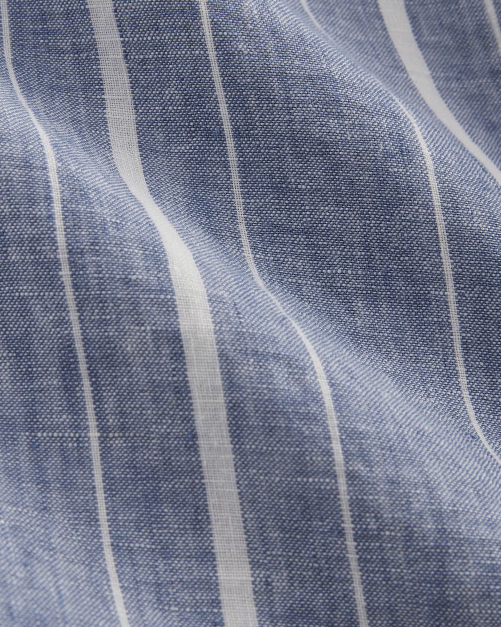 The Resort Shirt in Linen | Dutch Blue / Bone