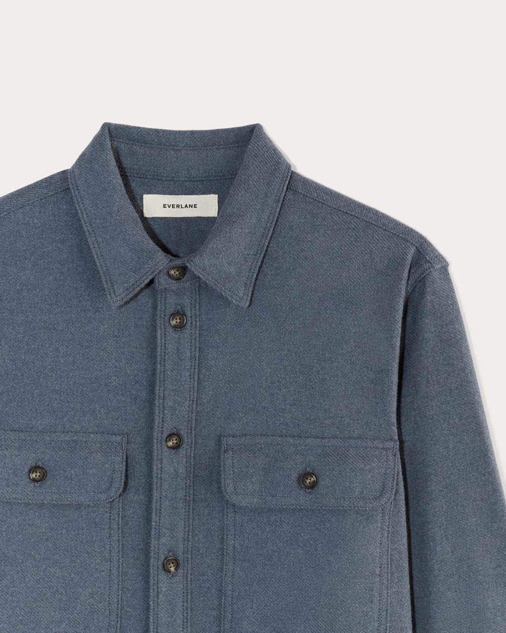The Heavyweight Overshirt | Uniform | Heather Midnight Navy