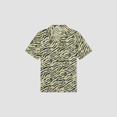 The Poplin Shirt | Pale Yellow Tiger Stripe