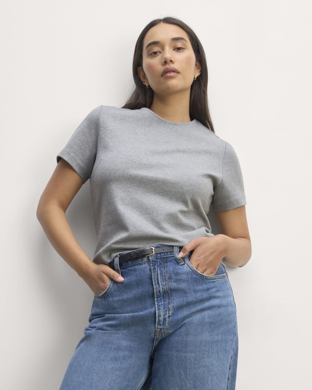 The Dream Tee | Mid Heather Grey