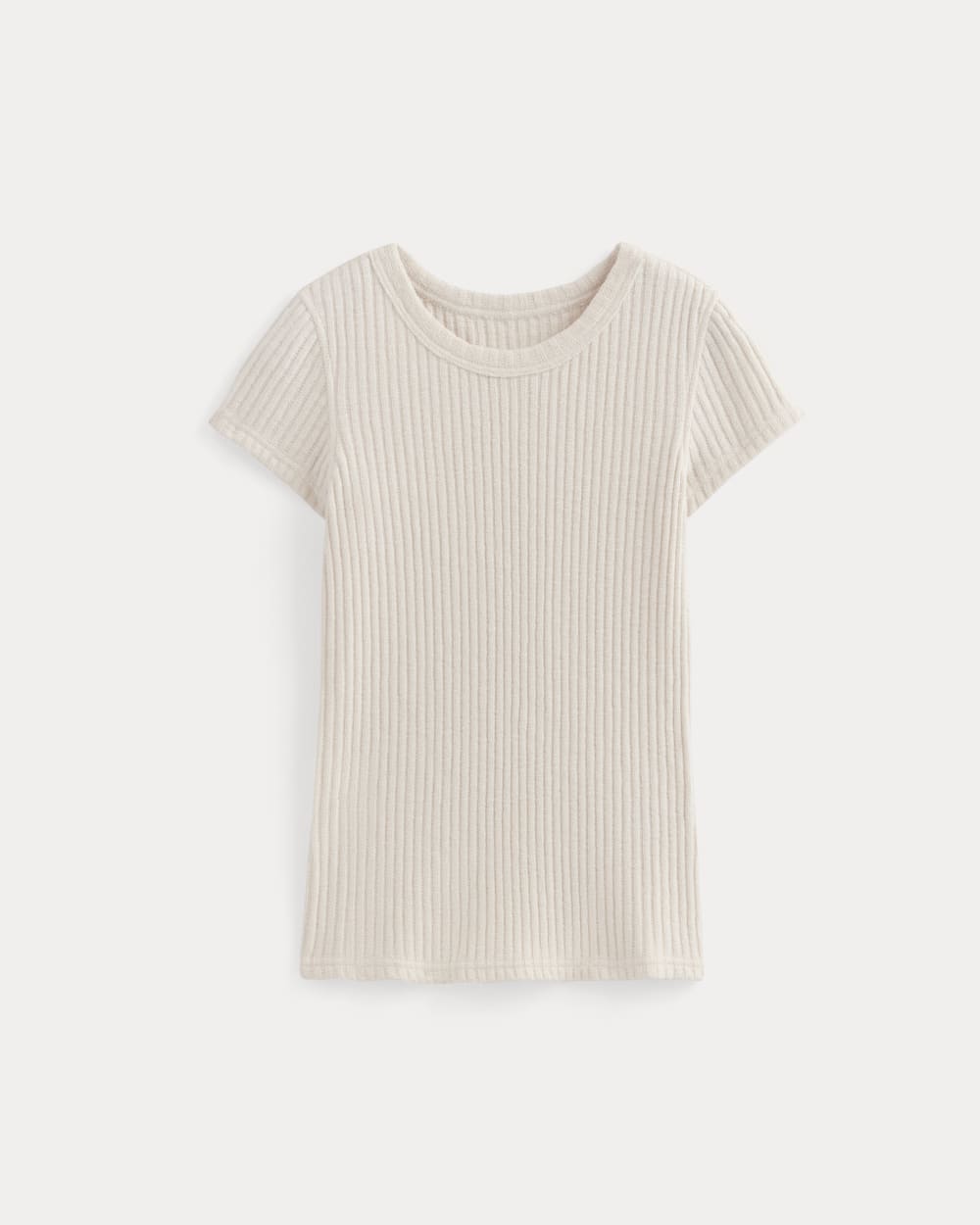 The Cozy Rib Tee | Bone