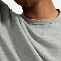 The Unisex French Terry Crew |  Heathered Grey