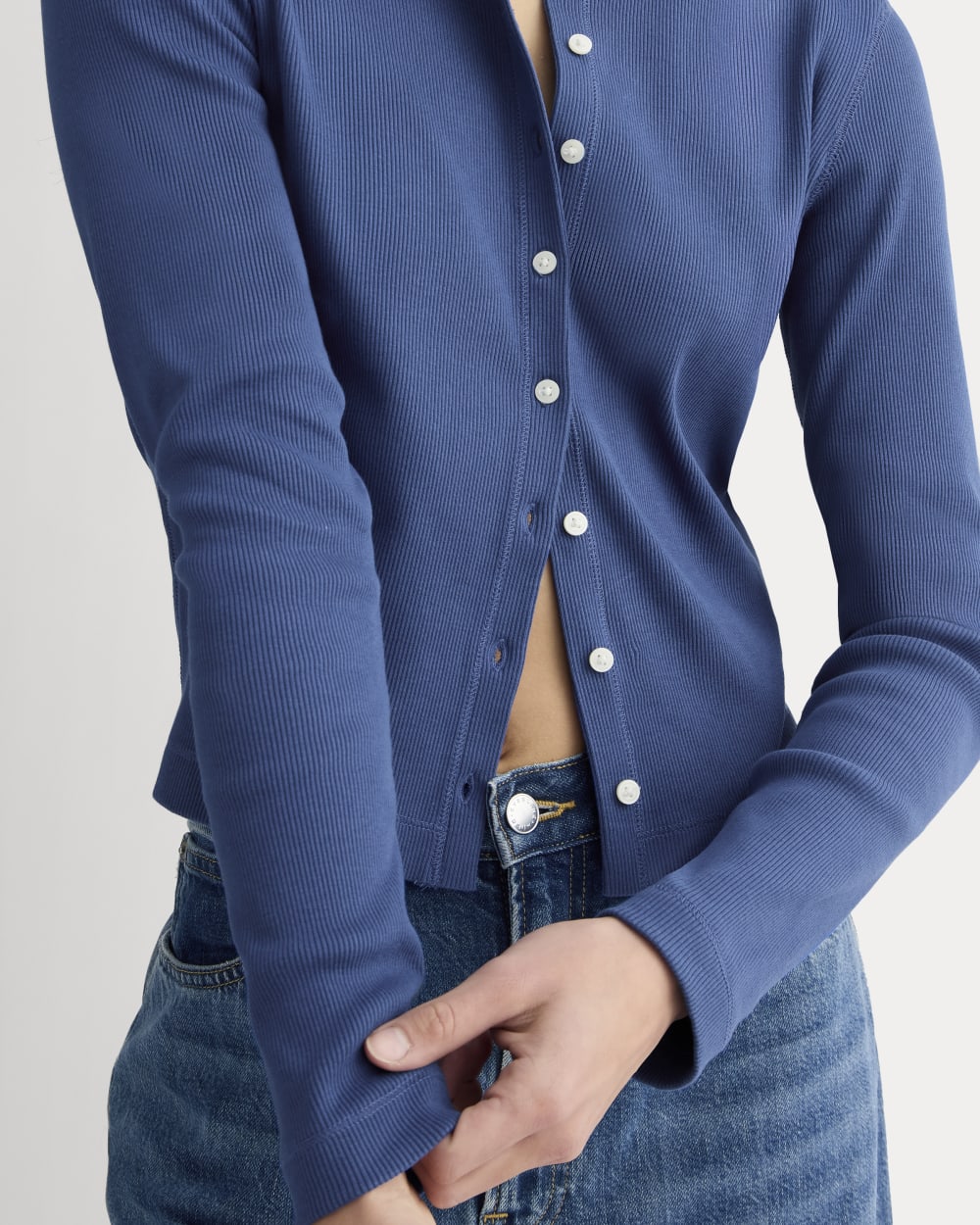 The Selfie Cardigan | Bright Cobalt