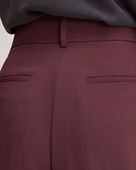 The Japanese GoWeave Way-High® Tapered Pant | Burgundy