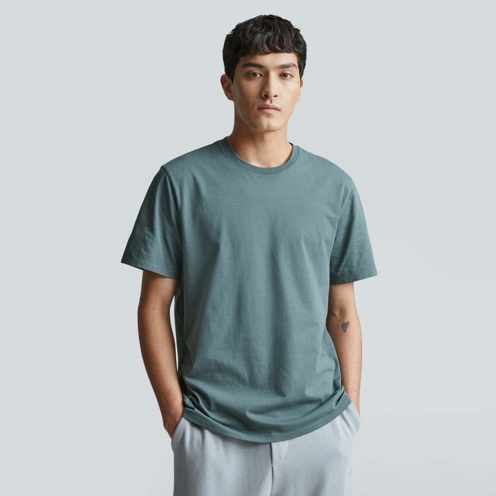 The Organic Cotton Crew | Green Balsam