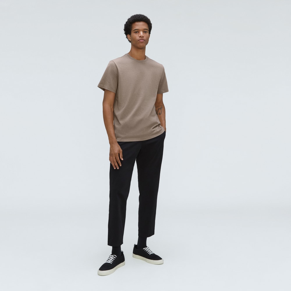 The Premium-Weight Crew | Uniform | Taupe Grey
