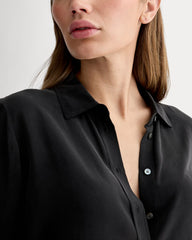 The Must-Have Shirt in Washable Silk | Black