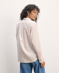 The Must-Have Shirt in Silky Cotton | Bone / Blush Pink