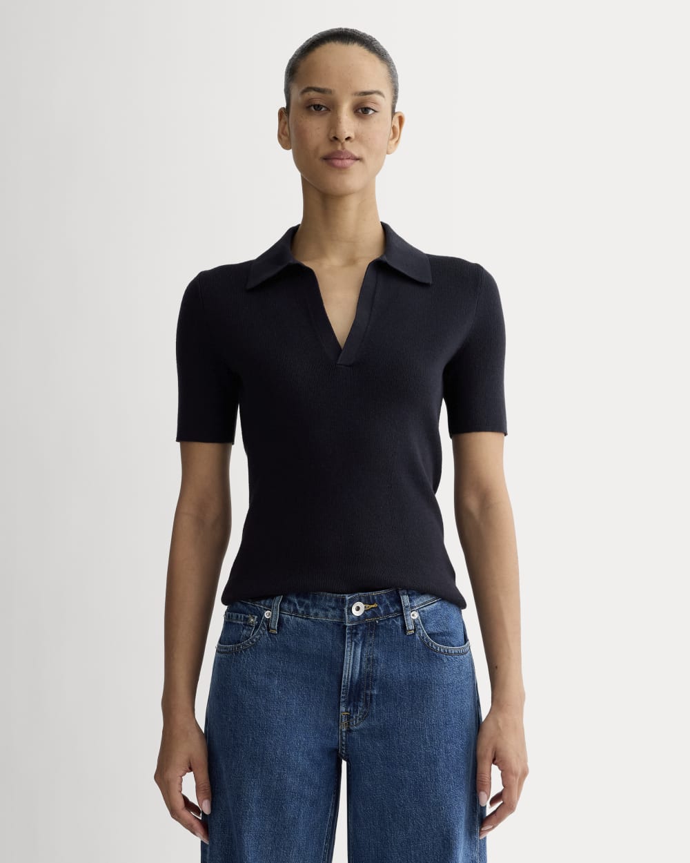 The Knit Polo | Navy