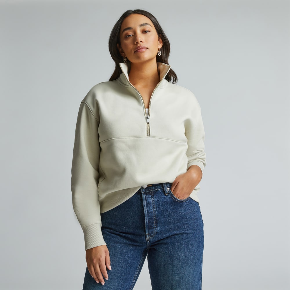 The ReTrack Half-Zip Sweatshirt | Pelican