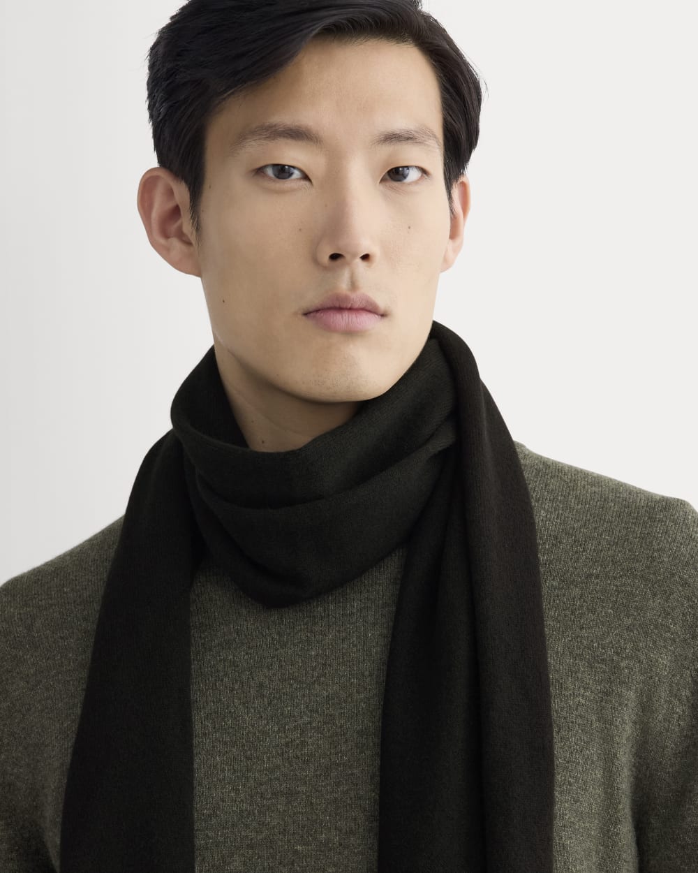 The Cashmere Scarf | Black