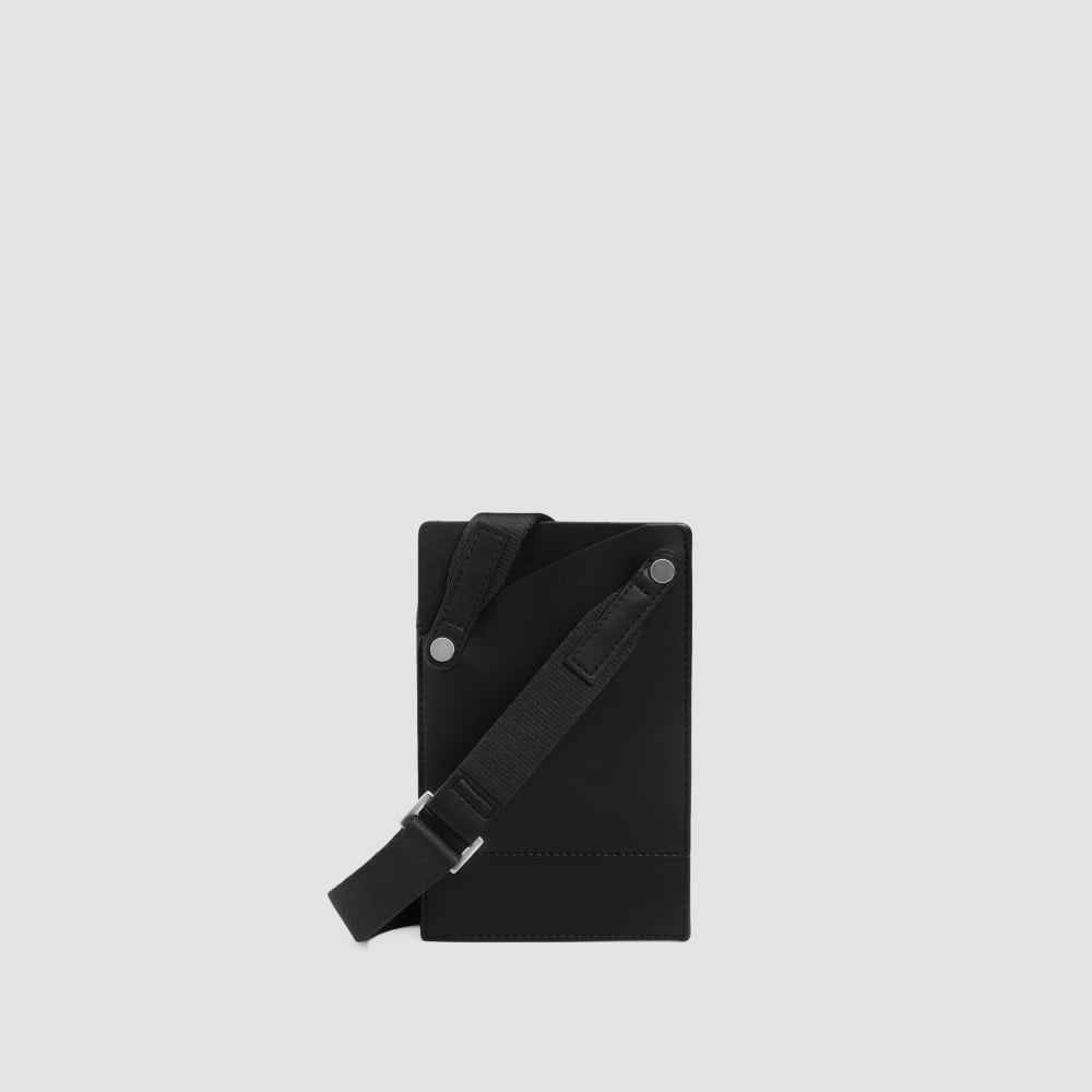 The Cactus Leather Mini Sling Bag | Black