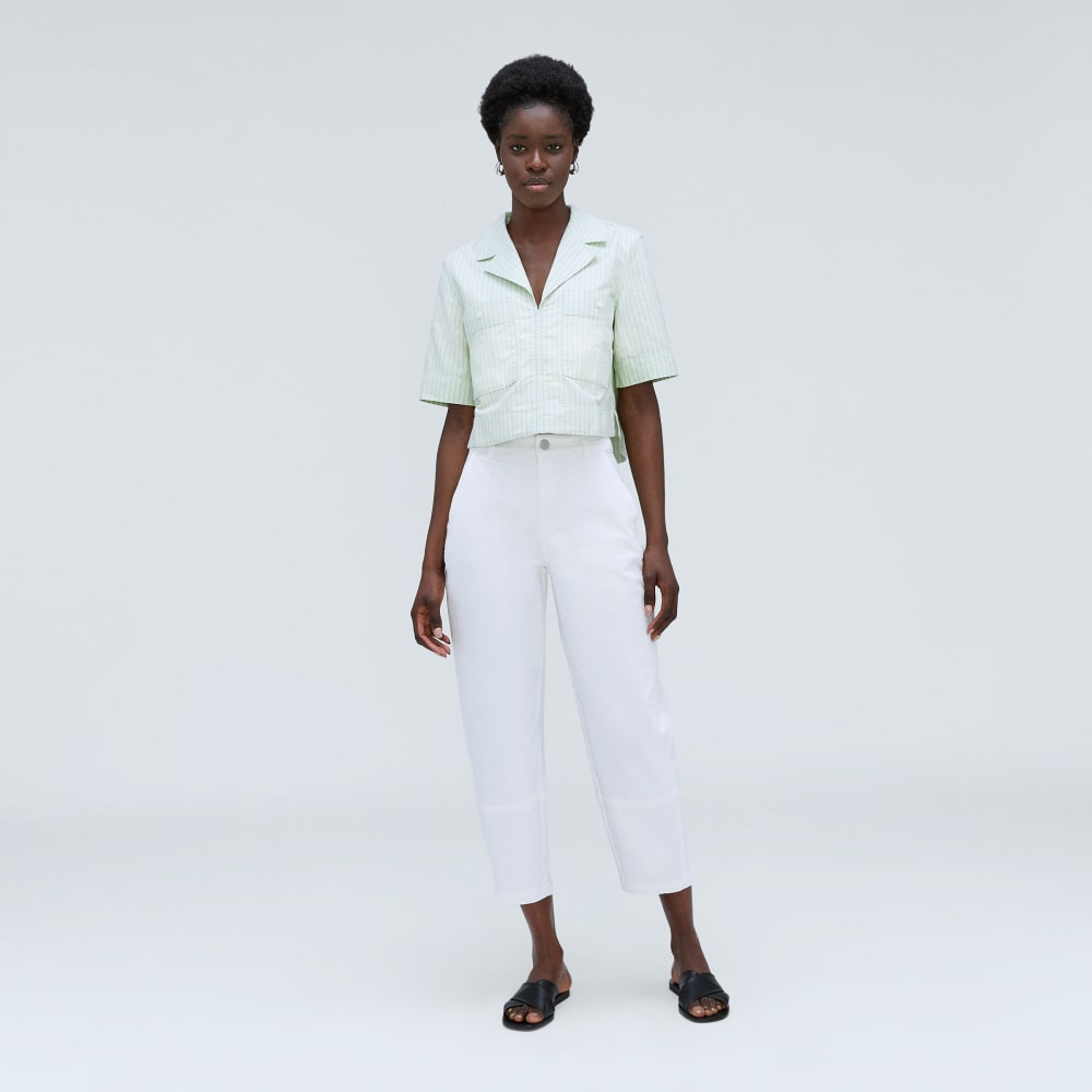 The Oxford Popover | Apricot Tan / Spray
