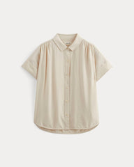 The Square Shirt in SoftLuxe | Sandshell