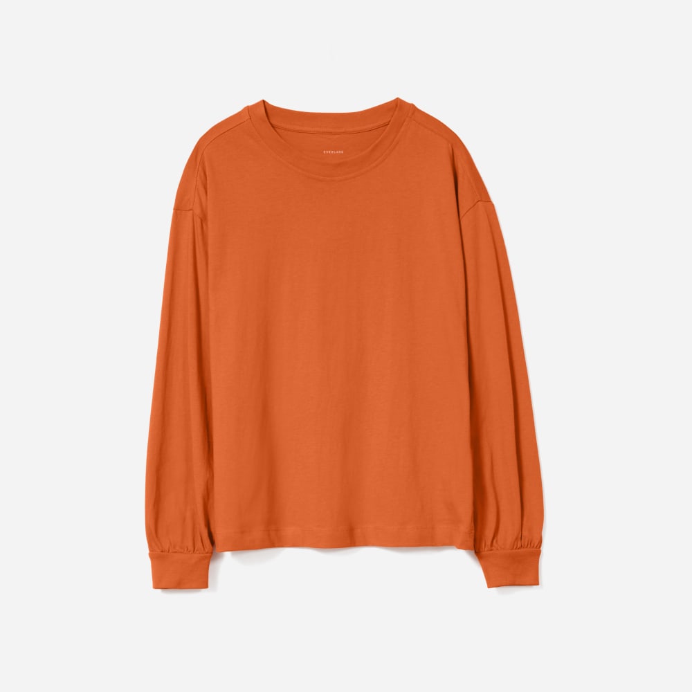 The Organic Cotton Long-Sleeve Tee | Spring Lake / Canvas