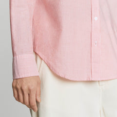 The Must-Have Shirt in Silky Cotton | Mandarin / White