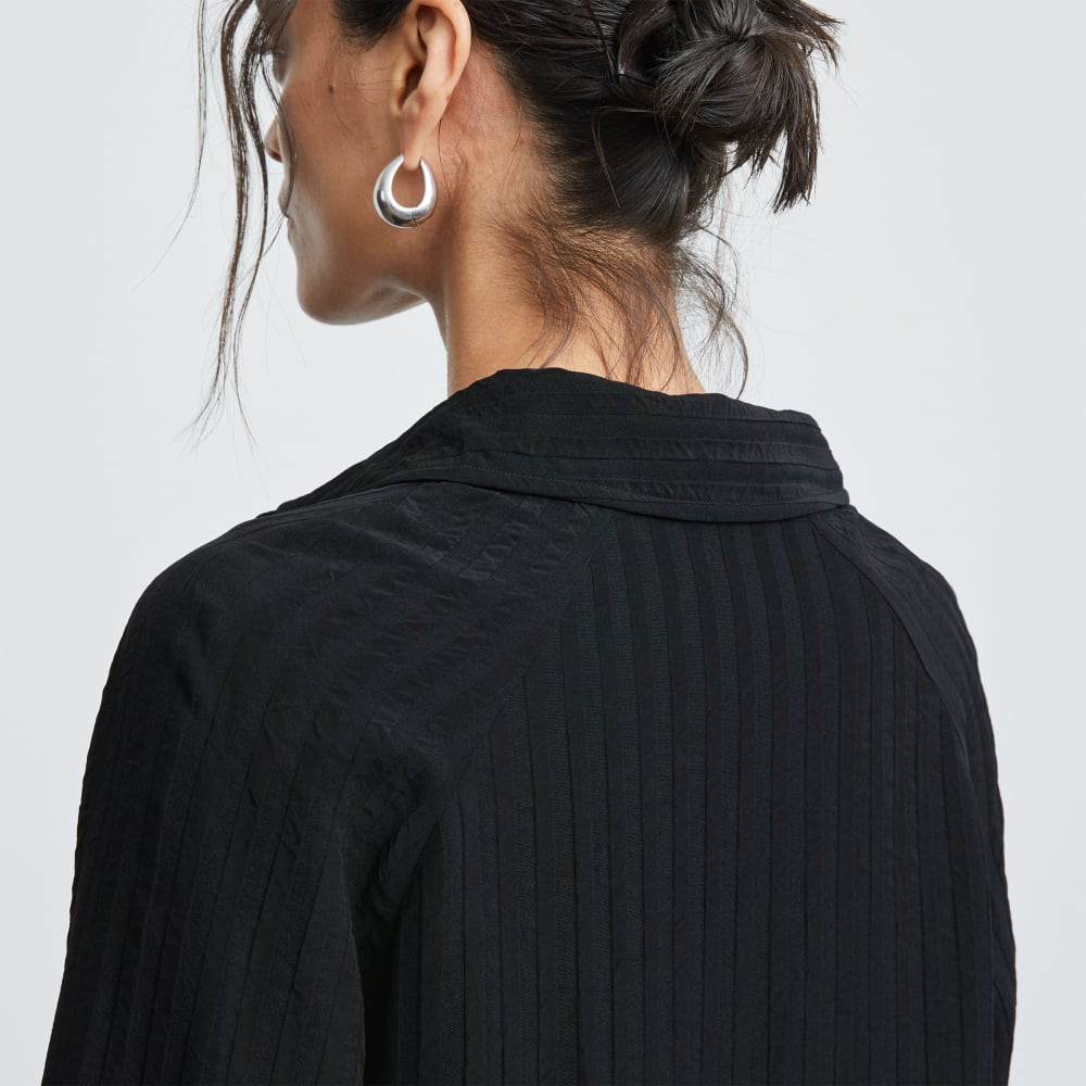 The City Stripe Shirt | Black