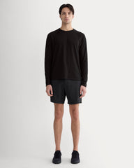 The Rec Long-Sleeve Crew | Black